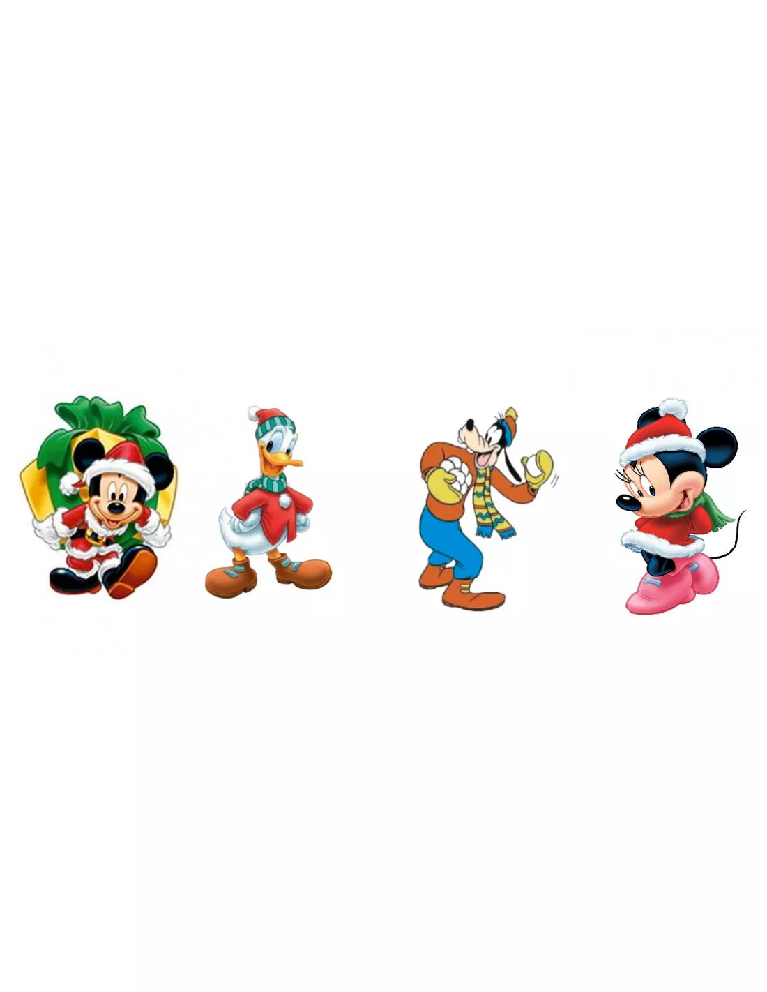 Vetrofania per finestre Natale Disney assortito