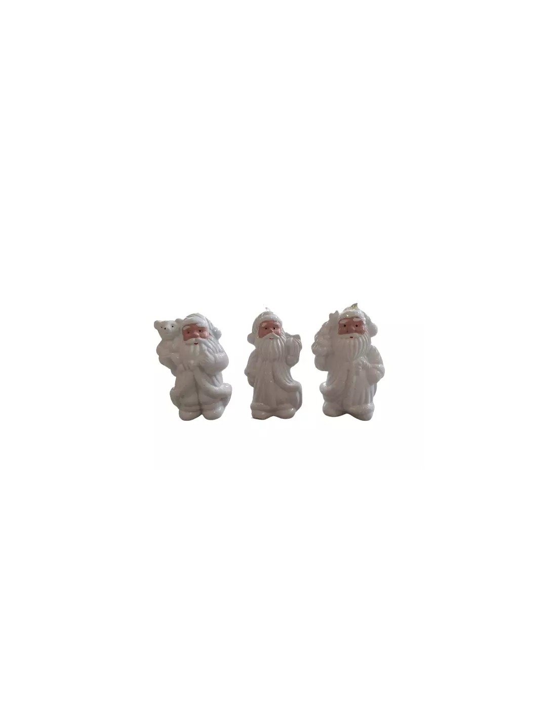 Set 3 Babbo Natale Bianco in scatola