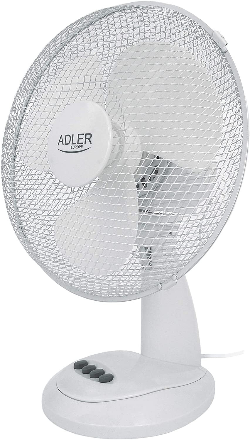 VENTILATORE DA TAVOLO Adler AD 7303 70W Bianco