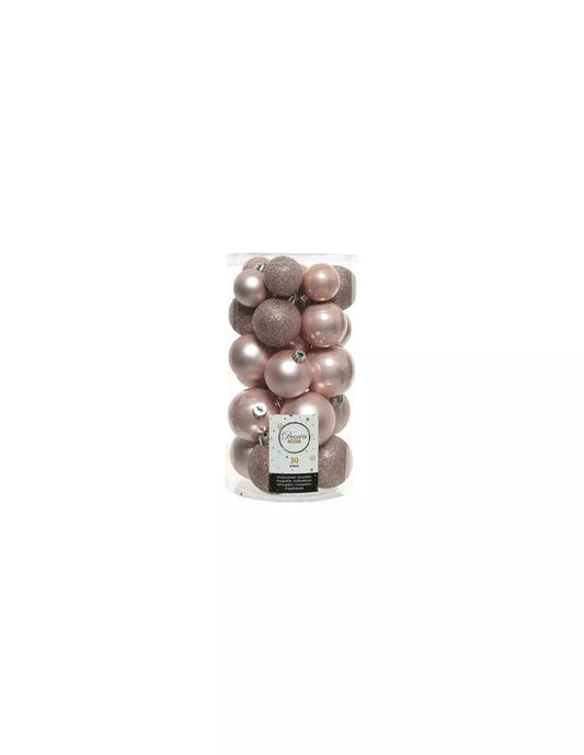 Pallina albero Amicasa Clindro Sfera Mix Blush pink